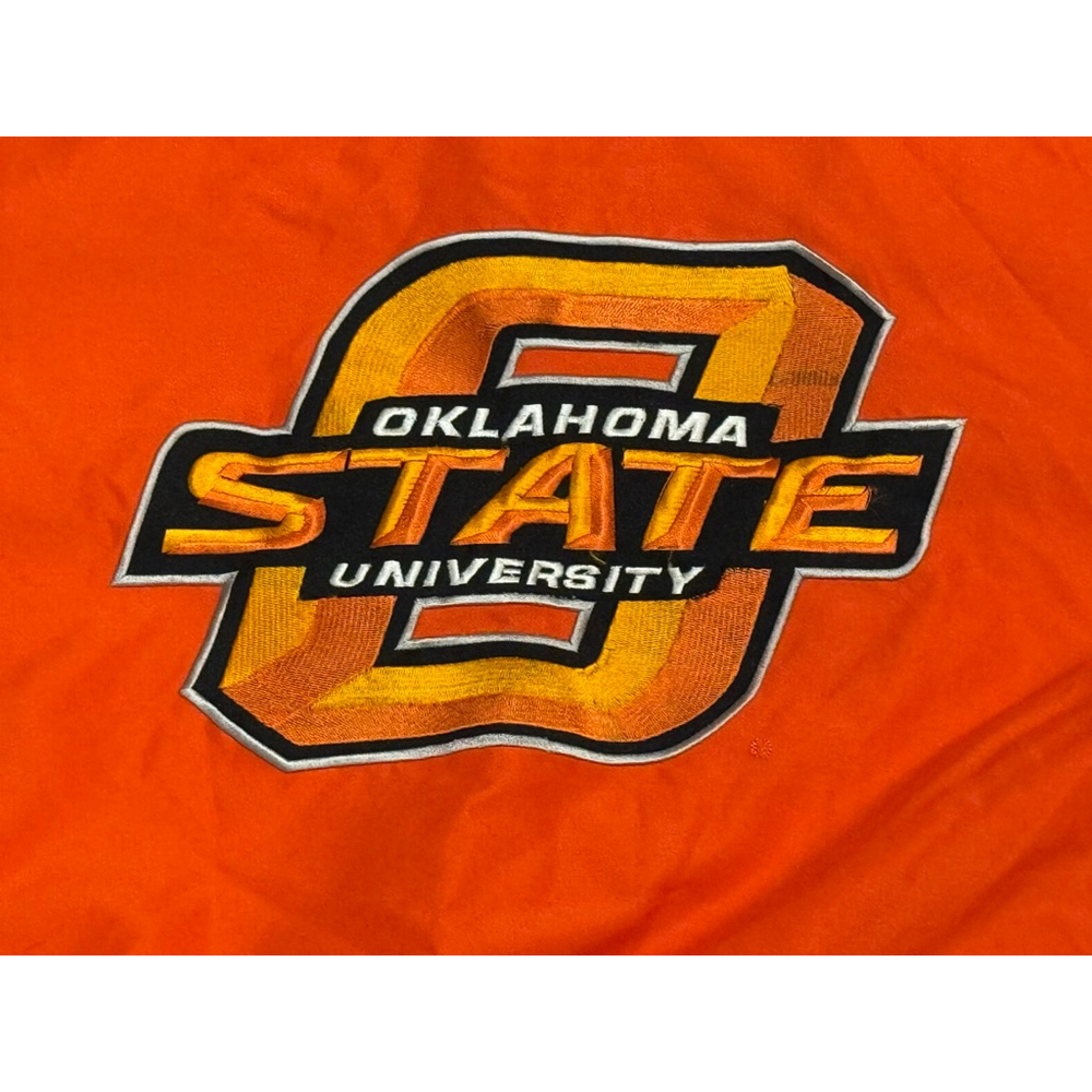 Vtg Y2K Pro Player Men’s Oklahoma State OSU Lined Windbreaker Embroidered Sz XL​ - Picture 8 of 9